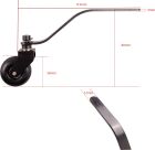 Robbe Modellsport Heckfahrwerk Aluminium mit Rad Ø 36mm 50-63cc / 56000111