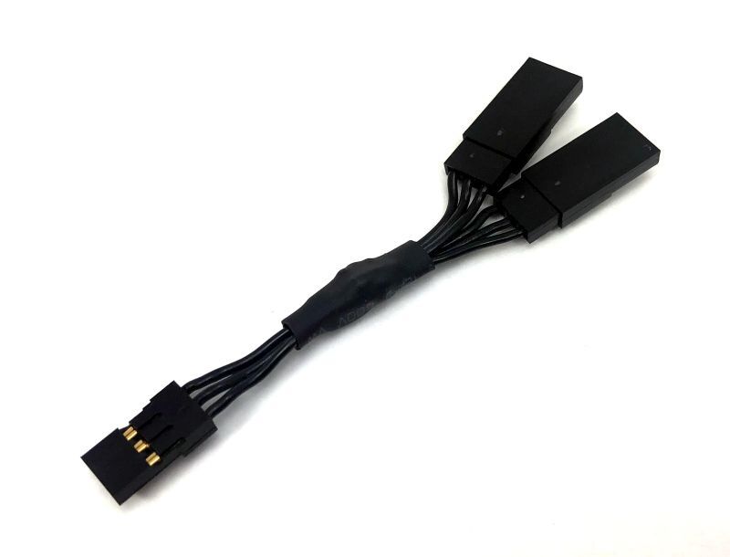 SANWA Servo Y-Verteiler Farbe schwarz / SAN107A20501B