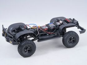 FMS Toyota Land Cruiser 80 1:10 Grau RC Crawler RTR 2,4GHz mit 2-Gang-Getriebe / DPFMS11042RSGY-SP