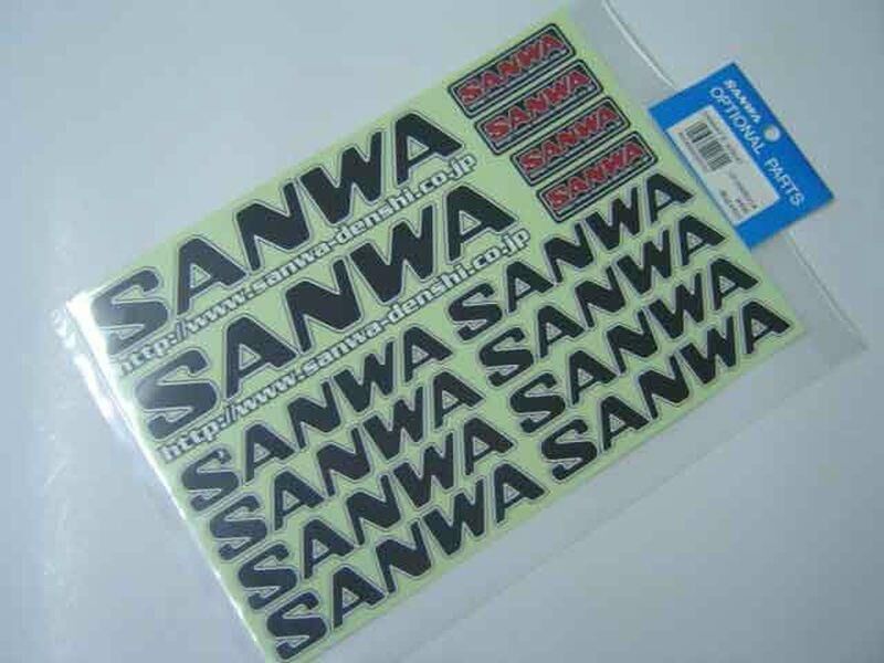 SANWA Aufkleber SANWA-schwarz *JPN-2009 / SAN107A90531B