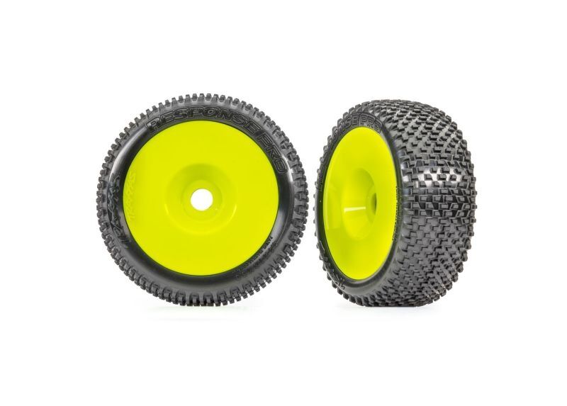 TRAXXAS Reifen auf Disk-Felge gelb, Response Pro (2) / TRX9074-YLW