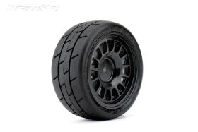 Jetko EX Formula 1/10 Slicks Tyre Black Wheel 12mm Hex...