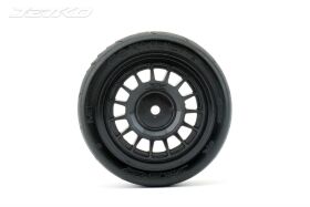 Jetko EX Formula 1/10 Slicks Tyre Black Wheel 12mm Hex...