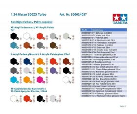 TAMIYA 1:24 Nissan 300ZX Turbo / 300024087