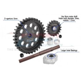 GPM TRX XRT, XMAXX 40Cr CARBON STEEL M1.5 SPUR GEAR 33T +...