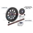 GPM TRX XRT, XMAXX 40Cr CARBON STEEL M1.5 SPUR GEAR 33T + MOTOR GEAR 18T / GPMTXM1833TSBK