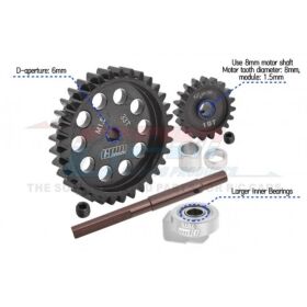 GPM TRX XRT, XMAXX 40Cr CARBON STEEL M1.5 SPUR GEAR 33T +...