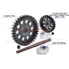 GPM TRX XRT, XMAXX 40Cr CARBON STEEL M1.5 SPUR GEAR 33T + MOTOR GEAR 25T / GPMTXM2533TSBK