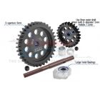GPM TRX XRT, XMAXX 40Cr CARBON STEEL M1.5 SPUR GEAR 35T + MOTOR GEAR 25T / GPMTXM2535TSBK