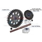 GPM TRX XRT, XMAXX 40Cr CARBON STEEL M1.5 SPUR GEAR 33T + MOTOR GEAR 30T / GPMTXM3033TSBK