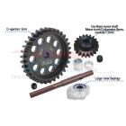 GPM TRX XRT, XMAXX 40Cr CARBON STEEL M1.5 SPUR GEAR 33T + MOTOR GEAR 20T / GPMXRT2033TSBK