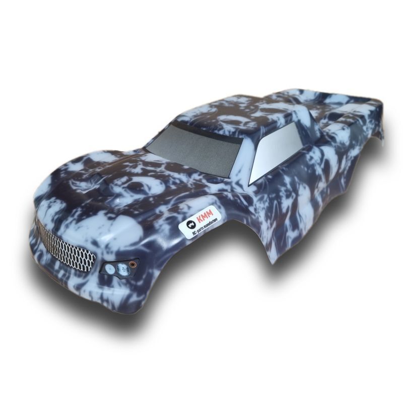 KMM für TRAXXAS Wide-MAXX Karo unbreakable +Dekor Skull-Designprint / KMM001002SK