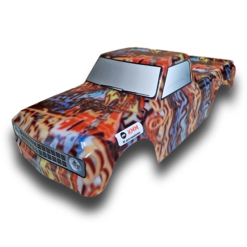 KMM Karo für Tekno MT410 Typ A unbreakable +Dekor Grafitti-Designprint / KMM001003GR