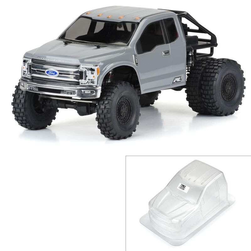Pro-Line Racing Karosserie unlackiert 1:10 2017 Ford F-250 Super Duty Cab-Only 12.3" WB Crawler / PRO361900
