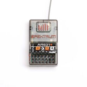 Spektrum AR631+ DSMX 6-Kanal Empfänger mit AS3X+...