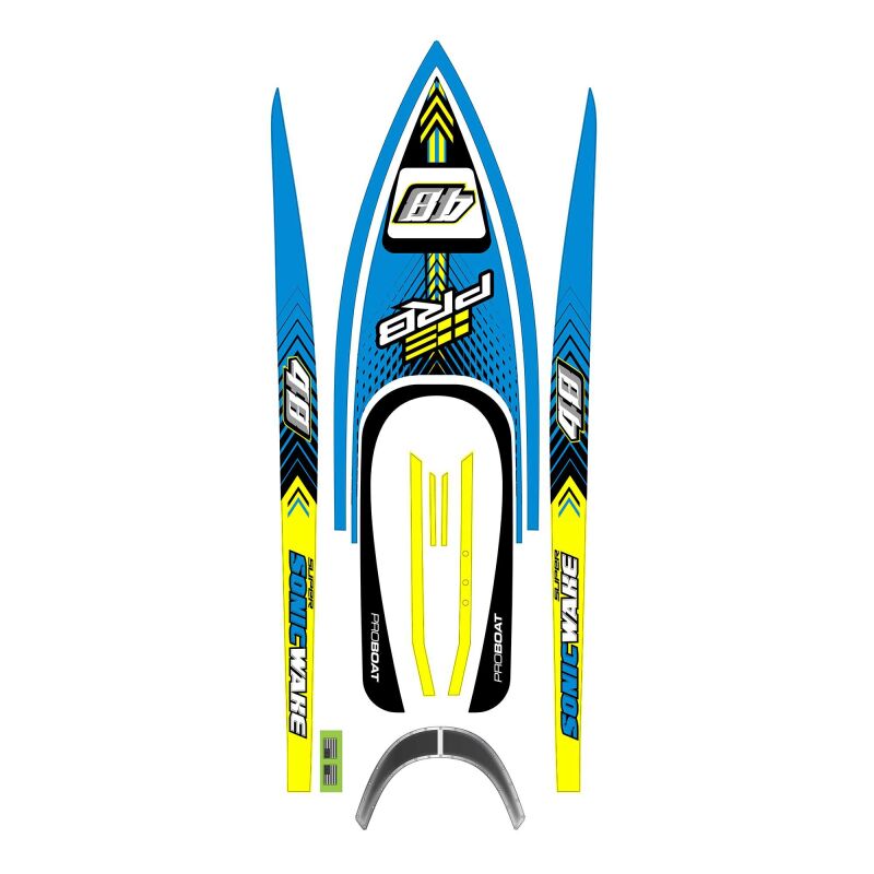 Pro Boat Dekorbogen (Satz): SSW 48" / PRB-1656