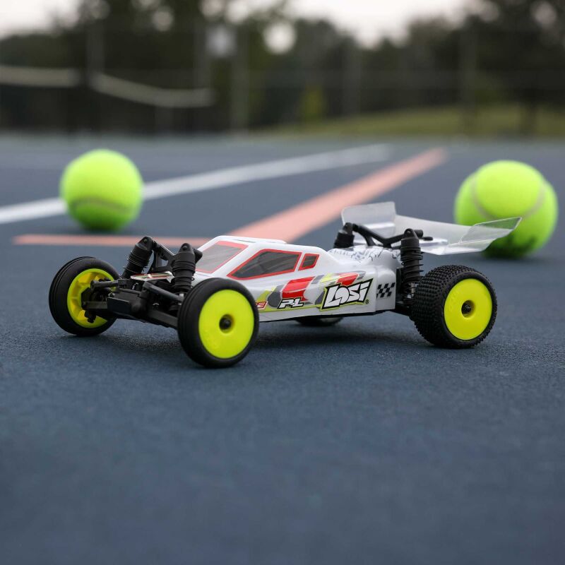 LOSI Micro-B 1:24 2WD Buggy RTR inkl. Akku & Ladegerät, weiß / LOS00007T1