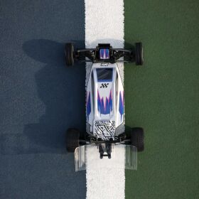 LOSI Micro-B 1:24 2WD Buggy RTR inkl. Akku & Ladegerät, silber / LOS00007T2