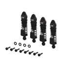 ARRMA Aluminum Shock Set 58mm Length 1000 cSt Oil (4) Black: GROM / ARA-1567