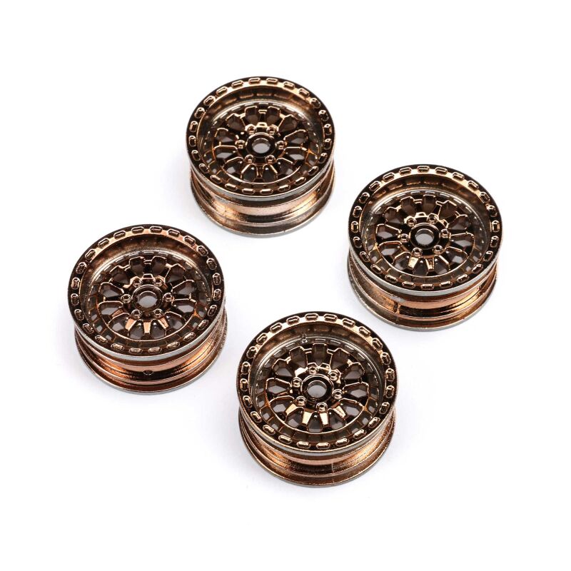 AXIAL Black Rhino Wheel 1.0 7mm Hex (4): SCX24 / AXI-1796