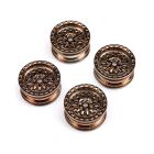 AXIAL Black Rhino Wheel 1.0 7mm Hex (4): SCX24 / AXI-1796