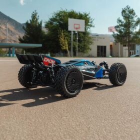 ARRMA TYPHON GROM 223S BLX Brushless 4X4 Small Scale Buggy RTR (incl.Akku und Ladegerät) Blue / ARA2306ST2