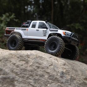 AXIAL 1/10 SCX10 III Base Camp 4X4 Rock Crawler Brushed RTR White / AXI-1375T1