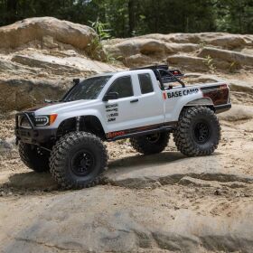 AXIAL 1/10 SCX10 III Base Camp 4X4 Rock Crawler Brushed RTR White / AXI-1375T1