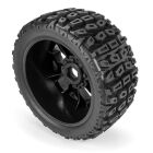 Duratrax 1/6 Brutus F/R 5.7 Monster Truck Tires MTD 24mm Black Ripper (2) / DTX565010