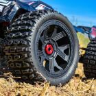 Duratrax 1/6 Brutus F/R 5.7 Monster Truck Tires MTD 24mm Black Ripper (2) / DTX565010