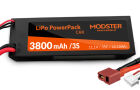 Modster LiPo Akku 3S 11,1V 3800 mAh 35C (T-Plug) PowerPack Car Hardc /MD10179