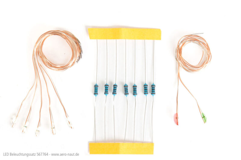 Aero Naut LED Beleuchtungset w/g/r / 567764