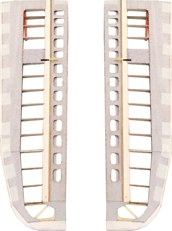 Robbe Modellsport Außenflächen links+rechts / Holzteilesatz Slider QE / Q / 268604