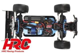 HRC Racing Auto 1/10 XL Elektrisch- 4WD Buggy RTR HRC NEOXX Brushless Dirt Striker V2 BLAU/SCHWARZ / HRC15002BL-2