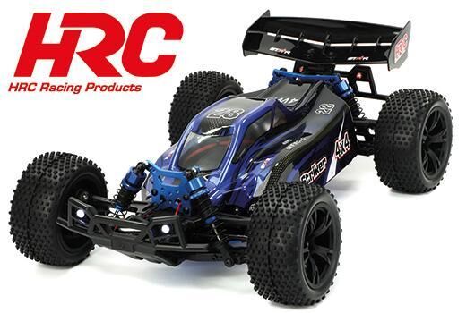HRC Racing Auto 1/10 XL Elektrisch- 4WD Buggy RTR HRC NEOXX Brushed Dirt Striker V2 BLAU/SCHWARZ / HRC15002BR-2
