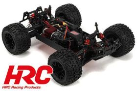 HRC Racing Auto 1/10 XL Elektrisch- 4WD Pickup Truck RTR HRC NEOXX Brushed Scrapper V2 ROT/SCHWARZ / HRC15012BR-1