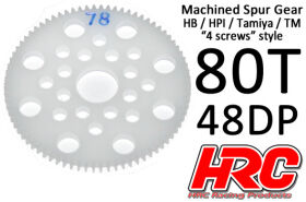 HRC Racing Hauptzahnrad 48DP Low Friction Gefräst...