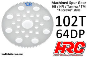 HRC Racing Hauptzahnrad 64DP Low Friction Delrin...