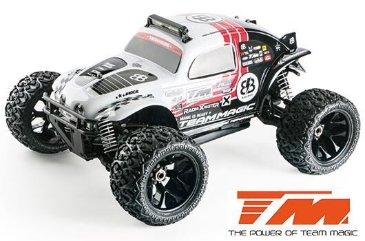 Team Magic Auto 1/8 elektrisch 4WD EP Buggy Beetle Baja 3-4S RTR Weiß / TM560021