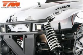 Team Magic Auto 1/8 elektrisch 4WD EP Buggy Beetle Baja 3-4S RTR Weiß / TM560021