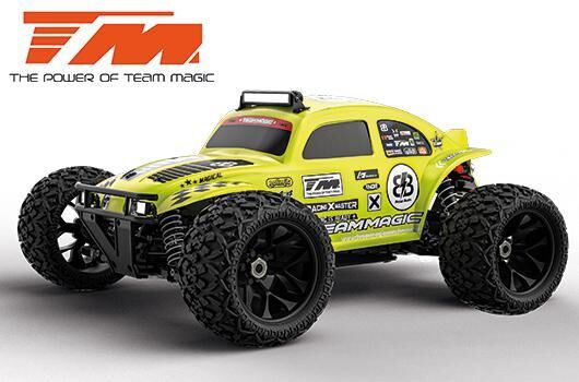 Team Magic Auto 1/8 elektrisch 4WD EP Buggy Beetle Baja 3-4S RTR Grün / TM560021G