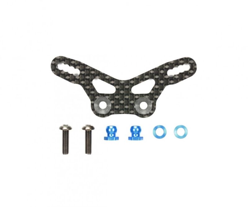 TAMIYA M-07C Carbon Dämpferbrücke Hinten / 300054762