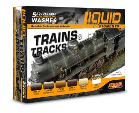 Lifecolor Trains and Tracks Set Flüssigpigmente...