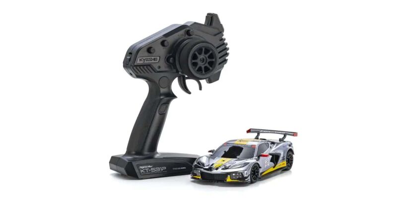 Kyosho Mini-Z MR04 RWD Corvette C8-R Chrome 20th Anni (W-MM/KT531P) / K.32356CRY