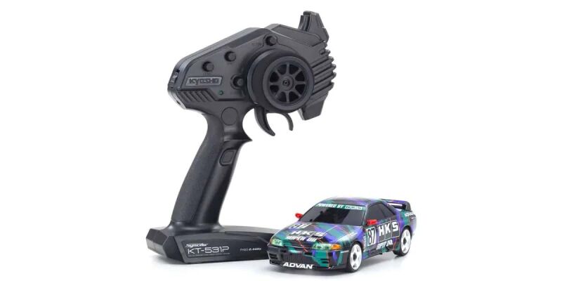 Kyosho Mini-Z AWD Nissan Skyline GT-R R32 1993 HKS #87 (MA020-KT531P) / K.32652HK