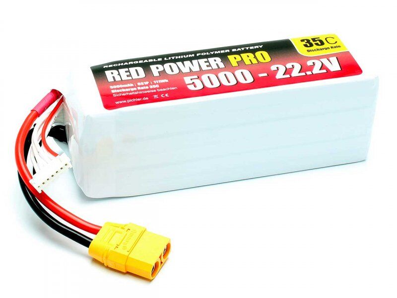 RED POWER LiPo Akku PRO 5000 - 22.2V / 19127