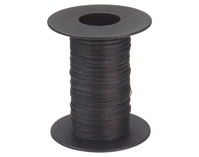 Donau Elektronik 112-1-100 - Kupferschalt Litze hochflexibel 0,04 mm² / 100 m schwarz
