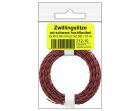 Donau Elektronik 212-10SB - Zwillingslitze hochflexibel 0,04 mm² / 10 m rot-schwarz in SB