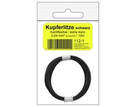 Donau Elektronik 112-1 - Kupferschalt Litze hochflexibel...