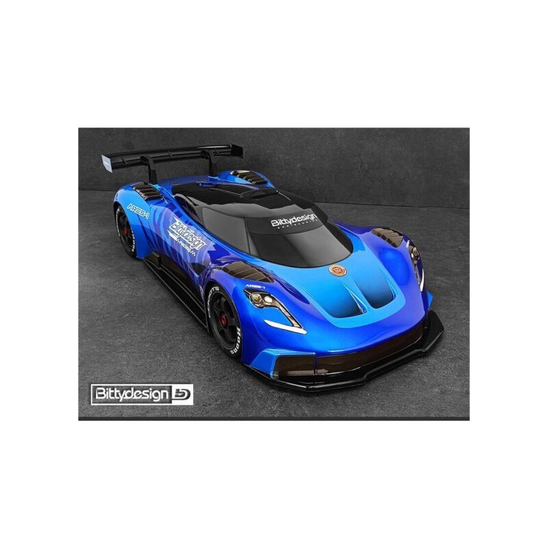 Bittydesign ARES-1 1/7 clear body for ARRMA Infraction/Limitless, 1.5mm thickness / BDGT7-AS1